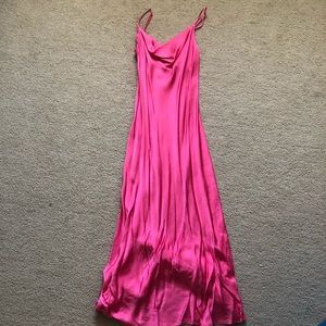 Zara satin dress😍